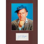 Jack Klugman 16x12 overall mounted signature piece includes signed album page and colour photo. Good