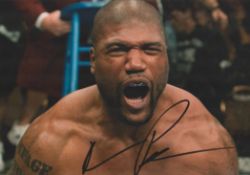 Quinton Jackson signed 12x8 colour photo. Jackson is an American mixed martial artist, actor and
