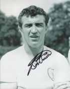 Bobby Smith signed 10x8 black and white photo. Smith was an English footballer who played as a