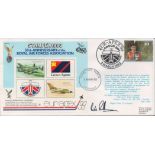 Grp Cptn Bill Randle Signed Stampex 1993 50th Anniv RAF Association FDC. British Stamp with 2