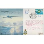 The Lord Penney and Grp Cptn KG Hubbard Signed 25th Anniv Operation Grapple FDC. Jersey Stamp with