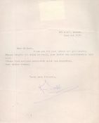 Ken Dodd TLS Dated 4th June 1957. Signed in blue ink. Good condition. All autographs come with a