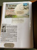 WW2 BOB fighter pilots Henry Matthews signed 1965 BOB cover and signature of Gerald Robinson 264 sqn
