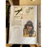 WW2 BOB fighter pilots Tomas Vybiral 312 sqn signature plus signed RAF Coltishall Hurricane cover