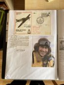 WW2 BOB fighter pilots Tomas Vybiral 312 sqn signature plus signed RAF Coltishall Hurricane cover