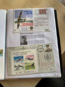 WW2 BOB fighter pilots Kenneth Dewhurst 234 sqn signed BOB cover plus RAF Binbrook cover signed by