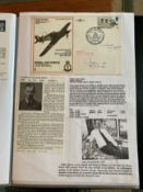 WW2 BOB fighter pilots Lawrence sones 605 sqn, Cedric Stone 64 sqn signed RAF Coltishall Hurricane