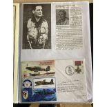 WW2 BOB fighter pilots Raymond Duke-Woolley 23 sqn signed 50th ann BOB cover fixed with