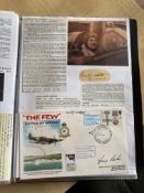 WW2 BOB fighter pilots Ernest Wootton 234 sqn signature plus BOB The Few cover signed by Wootten and