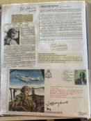 WW2 BOB fighter pilots Jeffrey Quill signed on his own test pilot cover plus John Cockburn 804