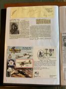 WW2 BOB fighter pilot Joseph Kayll 615 sqn signed 50th ann BOB cover and signature fixed with