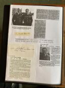 WW2 BOB fighter pilots Alexander Hess 310 sqn and Alan Harker 234 sqn signatures fixed with