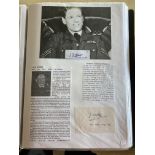 WW2 BOB fighter pilot Jack Stokoe 603 sqn signature fixed with biographies to A4 pageGood condition.