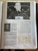 WW2 BOB fighter pilot Jack Stokoe 603 sqn signature fixed with biographies to A4 pageGood condition.
