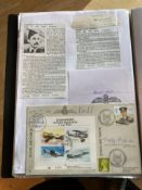 WW2 BOB fighter pilots Frederick Higginson 56 sqn signed 56 sqn cover plus signature of Harry Newton