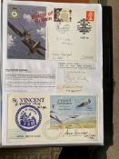 WW2 BOB fighter pilots Robert Cook 219 sqn, Robin Appleford 66 sqn signed BOB cover, Cook