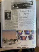 WW2 BOB fighter pilots Geoffrey Howitt 245 sqn signed Hurricane FDC plus Mosquito magazine photo and