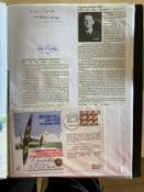 WW2 BOB fighter pilots Ronald Courtney 151 sqn signature and signed 40thann BOB cover plus signature