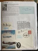 WW2 BOB fighter pilots Robert Lamb 600 sqn signature plus Spitfire cover signed Ian Hay 611 sqn
