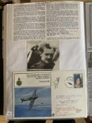 WW2 BOB fighter pilot Desmond Fopp 17 sqn signed 40th ann BOB cover fixed with biographies to A4