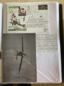 WW2 BOB fighter pilots Terence Kane 234 sqn signed Spitfire photo plus Raymond Sellers 111 sqn