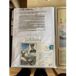 WW2 BOB fighter pilots Jack Venn 236 sqn signed Lord Dowding cover and signature fixed with