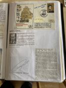 WW2 BOB fighter pilots George Neddy Nelson-Edwards 79 sqn and Maurice Whinney 3 sqn signed Navy