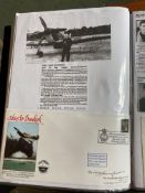 WW2 BOB fighter pilot Noel Stansfield 242 sqn signed skies to Dunkirk cover fixed with biography