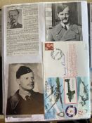 WW2 BOB fighter pilot Christopher Currant 605 sqn signed 50th ann BOB cover fixed with biographies