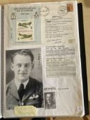 WW2 BOB fighter pilots Jozef Szlagowski signature with 40th ann BOB cover signed by Stanley