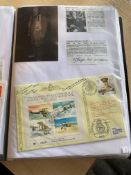 WW2 BOB fighter pilots John Flinders 32 sqn and Charlie Widdows signed 75th ann RFC cover plus