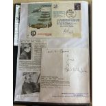 WW2 BOB fighter pilots Walter Franklin 74 sqn signed Hurricane cover and Robert Haylock 236 sqn
