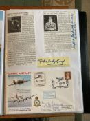 WW2 BOB fighter pilots Douglas Turley-George 54 sqn signature and Douglas Blackwood 310 sqn signed