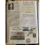 WW2 BOB fighter pilots Ronald Thomson 72 sqn signed 50th ann BOB FDC plus signatures of Arnold