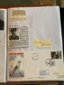 WW2 BOB fighter pilot John Norwell 54 sqn signed BOB cover plus RAF Kenley 1940 CO Air Cdr Thomas