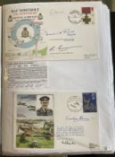 WW2 BOB fighter pilots James Farmer 302 sqn, Frederick Rosier signed 50th ann BOB cover plus Charles