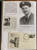 WW2 BOB fighter pilots Mervyn Maggs 264 sqn signed 1965 BOB FDC and Charles Winn 29 sqn signature