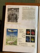 WW2 BOB fighter pilot Stanley Nunn 236 sqn signed cover and photo fixed with biography to A4