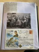 WW2 BOB fighter pilots Michael Anderson 604 sqn, John Keatings 219 sqn and Roland Beamont signed