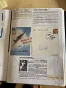 WW2 BOB fighter pilots Alexander Hamilton 248 sqn signature plus BOB cover signed John Alexander 151