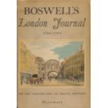 Boswell Boswell's London Journal 1762 - 1763. First published from the original manuscript
