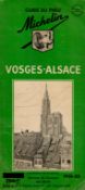 Michelin Guide Du Pneu Vosges - Alsace. Michelin Services to Tourism 1951-52. Paris. French text.