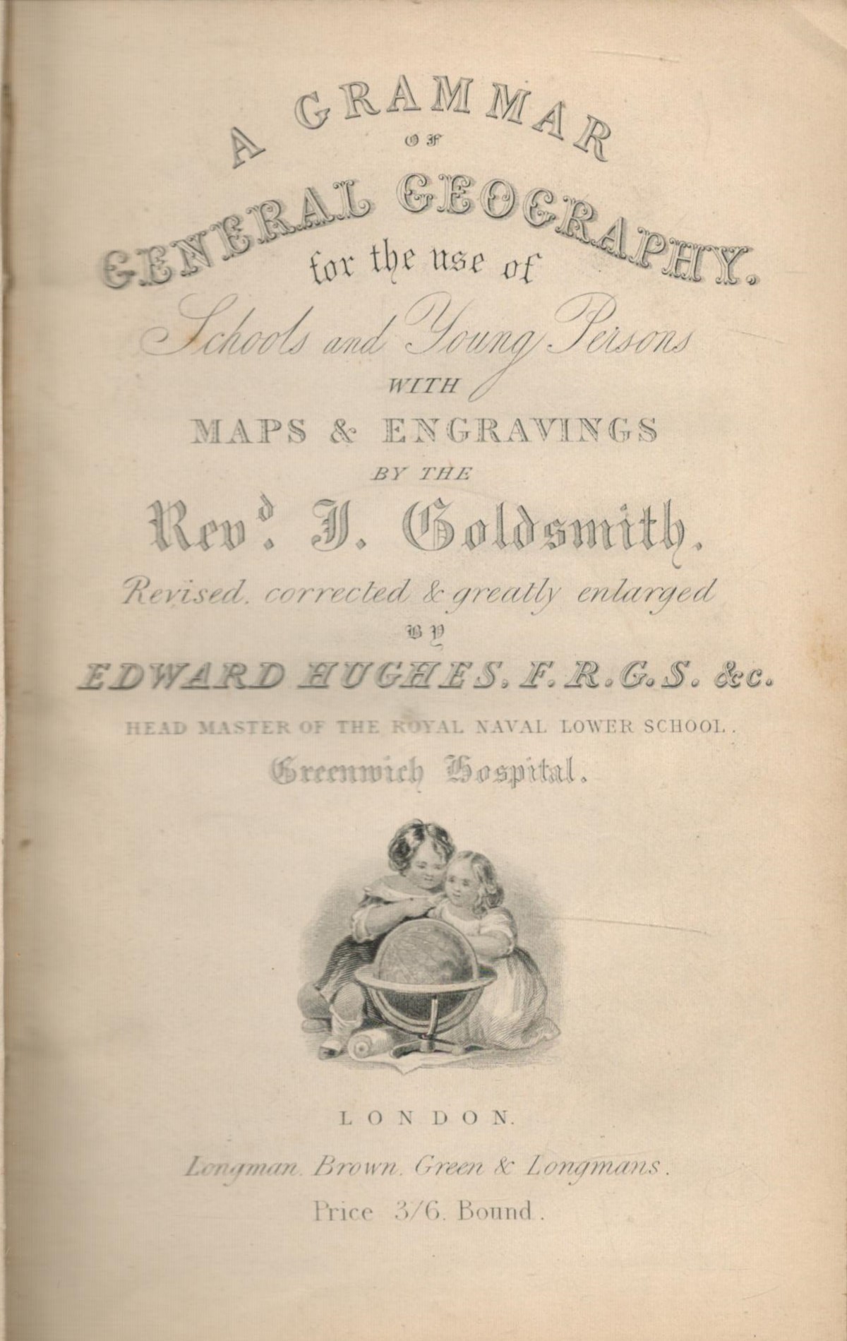 A Grammar of General Geography for the use of schools and young persons. With maps and engravings by - Image 2 of 2