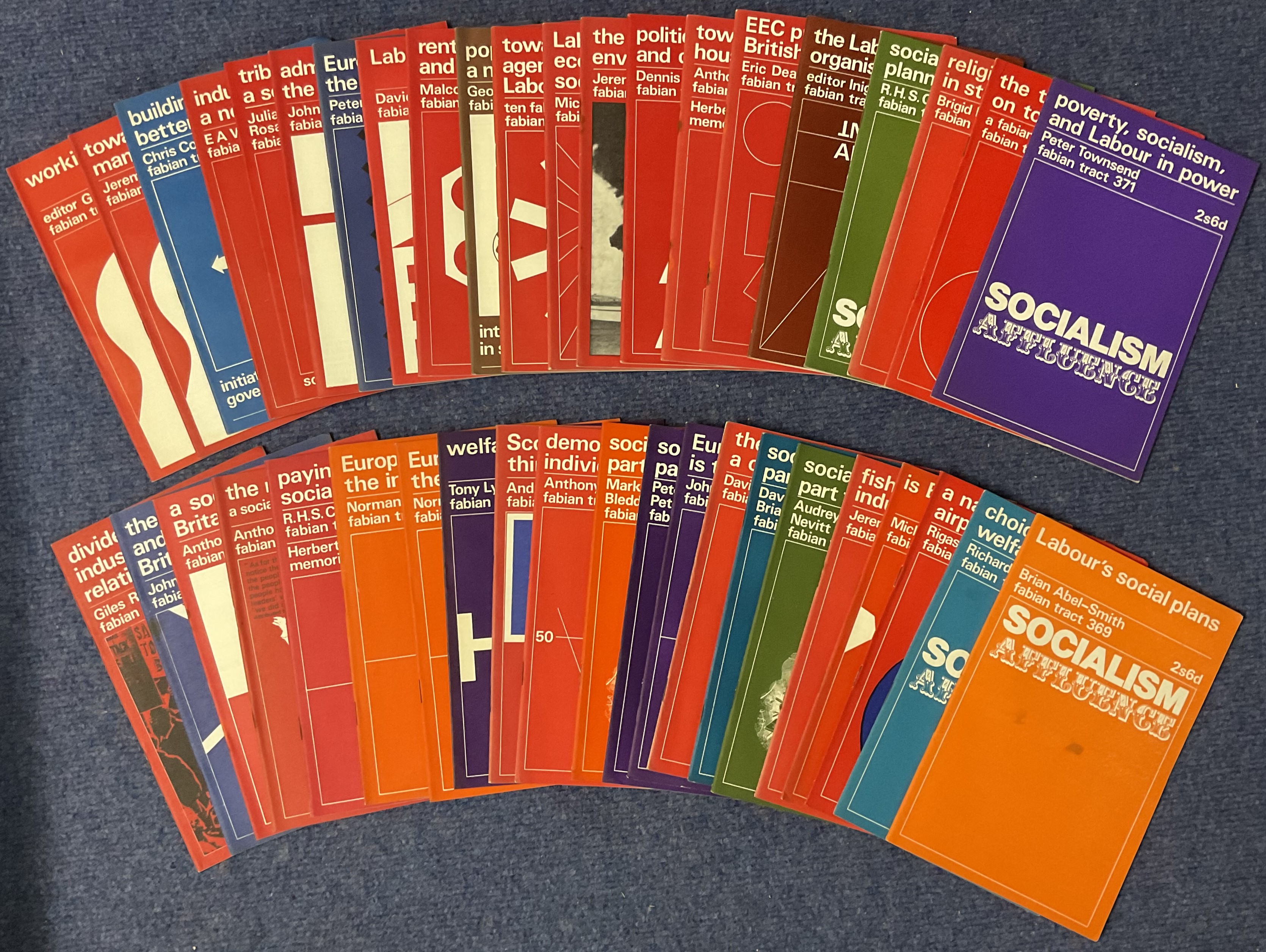 Forty-one Fabian Tracts in excellent condition from the 1960s. Written by many eminent economists