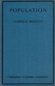 Harold Wright Population. Preface by J. M. Keynes. Published by Nisbet and Co. Ltd. London. 1923.