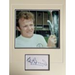 Billy Bremner Leeds United Legend Signed Display. Good condition. All autographs come with a