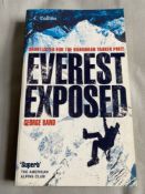 Everest George Band signed inside his softback book Everest Exposed. Good condition. All