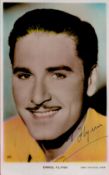 Errol Flynn Signed 5x3 inch Colour Photo. Signed in blue ink. Good condition. All autographs come