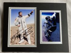 Felix Baumgartner Signed Autograph 10x8 photo display Space Jump. Good condition. All autographs