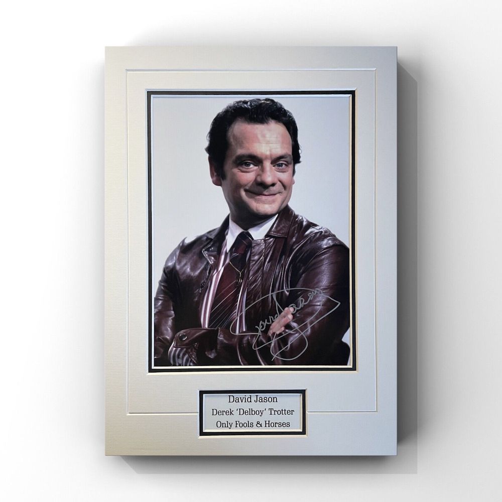 David Jason Only Fools and Horses Actor Signed Display. Good condition. All autographs come with a